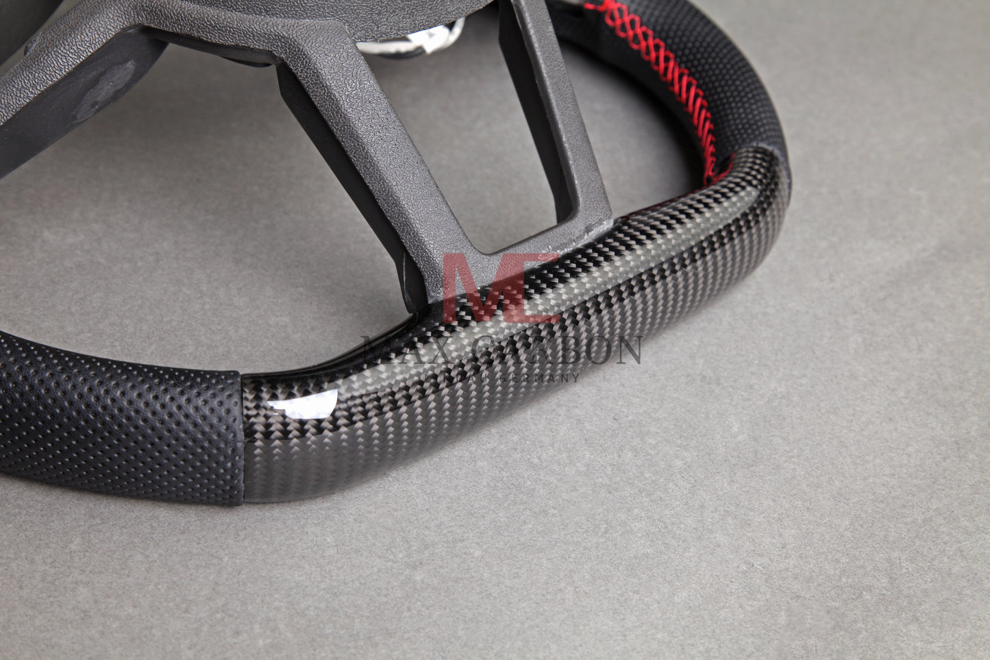 MC MAX CARBON Performance Dry Carbon Smart Steering Wheel LED Sport for Audi R8 4S