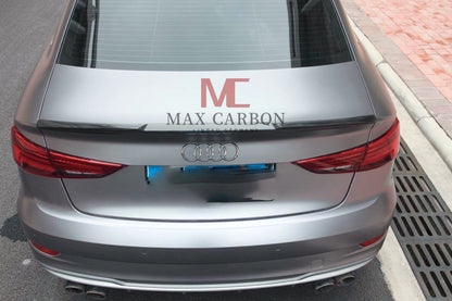 MC MAX CARBON Performance Sport Spoiler Lip for Audi A3 S3 RS3 8V Sedan 