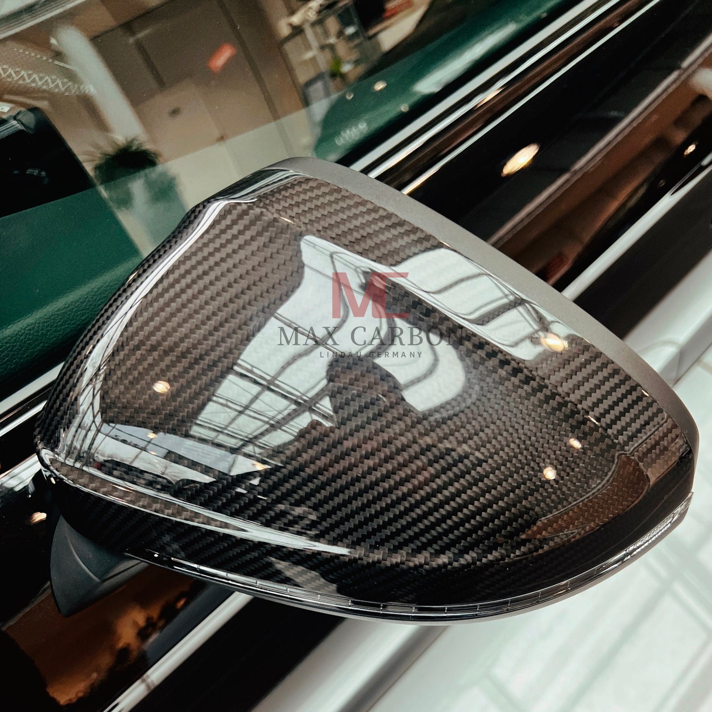 MC MAX CARBON Performance mirror caps, exterior mirror caps, mirror caps for Audi A4 S4 RS4 A5 S5 RS5 B9