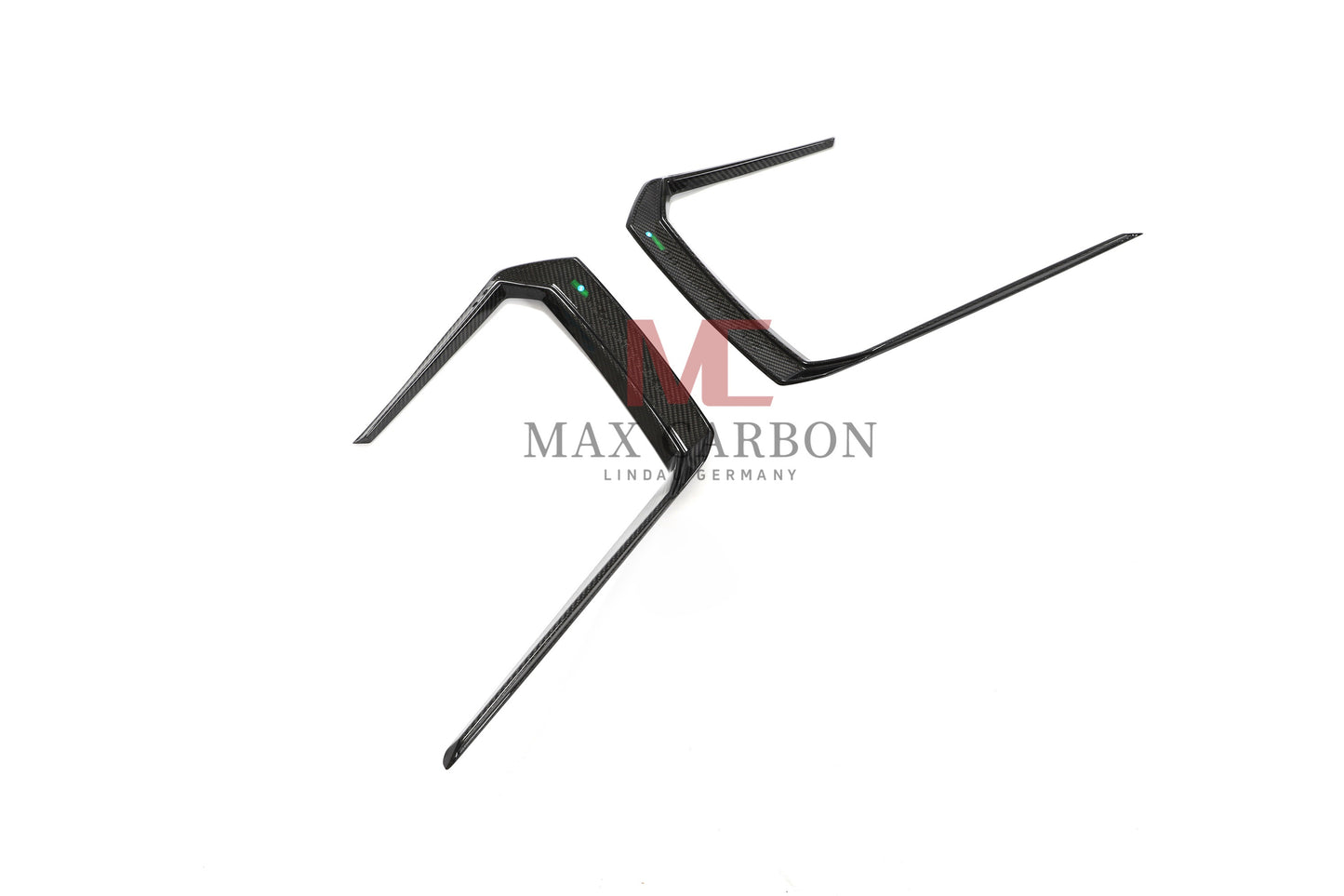 MC MAX CARBON Performance Front Bumper Vent Trims for Lamborghini Urus 2018 to 2021 