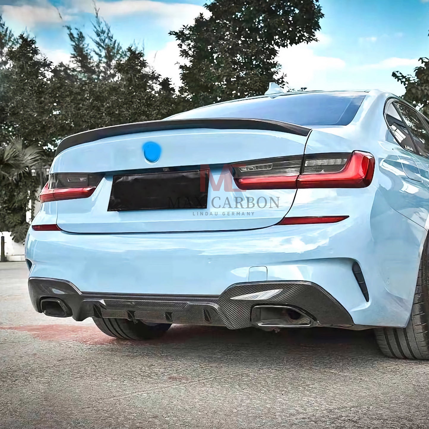 MC Dry Carbon Prepreg Performance Diffuser suitable for BMW G20 G21 with M Package only BEFORE LCI 