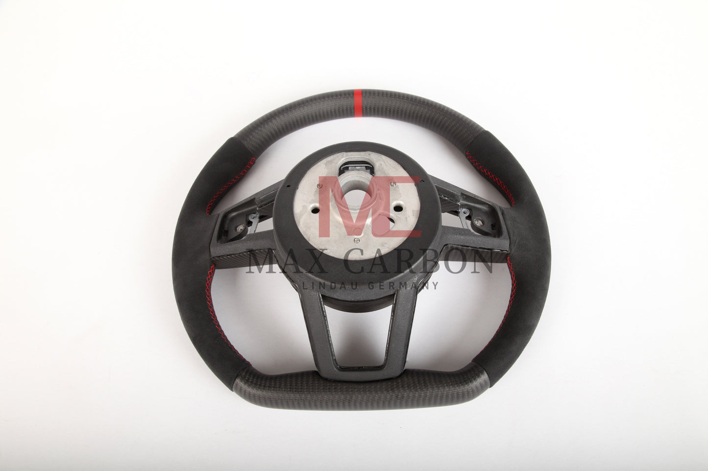MC MAX CARBON Performance Dry Matt Carbon Steering Wheel with Clasp Replacement for Audi R8 4S