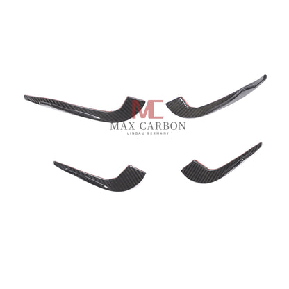 MC Performance Dry Carbon AERO FLICKER Flaps Front canards attachment for AUDI RS3 8V 
