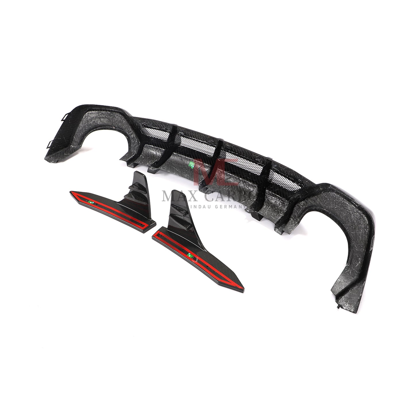 MAX CARBON Performance Rear Diffuser Replacement for Audi RS7 C8 
