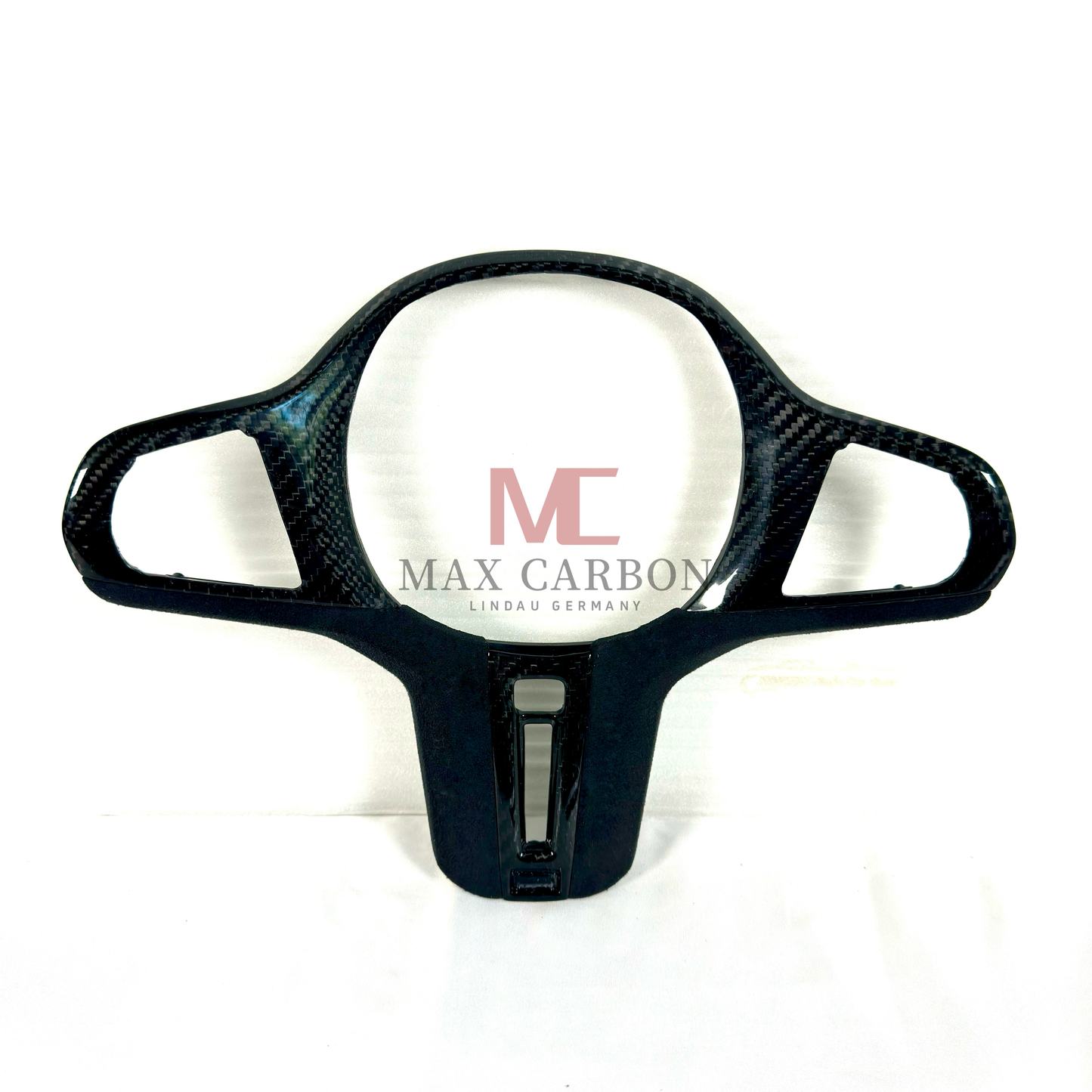 MAX CARBON Dry Carbon Prepreg Steering Wheel Cover Replacement for BMW G30 G31 G32 G14 G15 G16 G01 G02 G05 G06 G07 F95 F96 F97 F98 F90 F91 F92 F93 