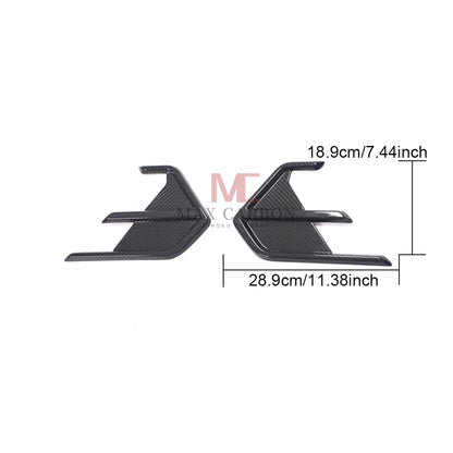 MC MAX CARBON Performance DRY CARBON AERO FLICKER Rear Fin for Audi RS7 C8 