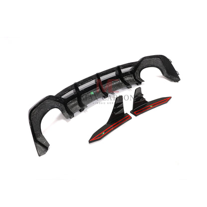 MAX CARBON Performance Rear Diffuser Replacement for Audi RS7 C8 