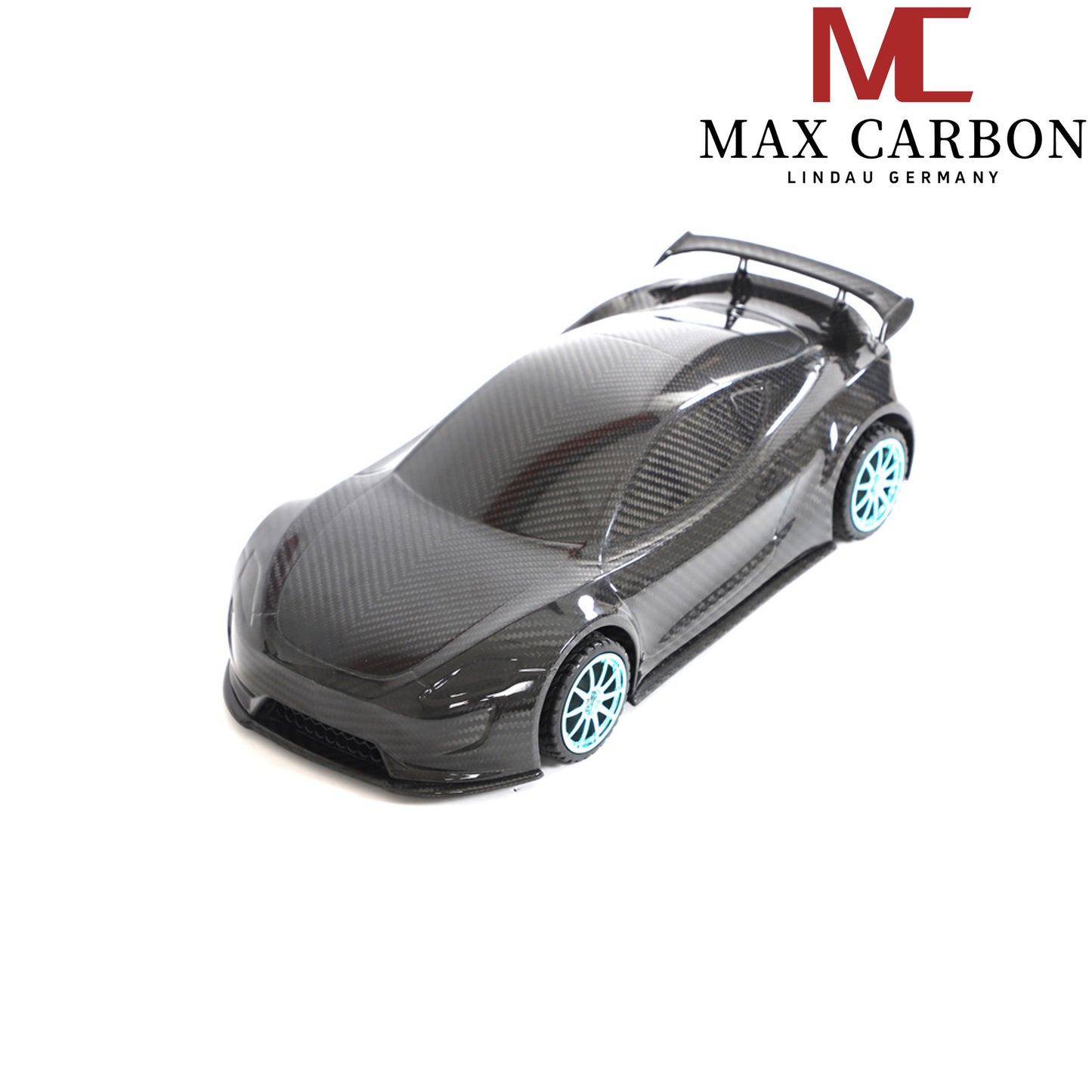 MAX CARBON Lifestyle Real Carbon Forged Carbon Hybrid Carbon Model Car made of Dry Carbon Prepreg 1:18 Sports Car Design Model Car