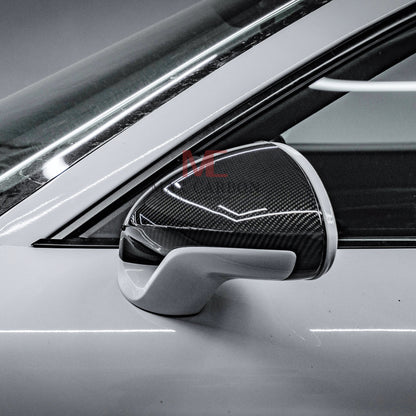 MC MAX CARBON Performance mirror caps Dry Carbon Prepreg suitable for Porsche 911 991.2 carrera s 4s gts turbo