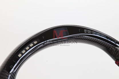 MC MAX CARBON Performance Dry Carbon Smart Steering Wheel LED Sport for Audi R8 4S