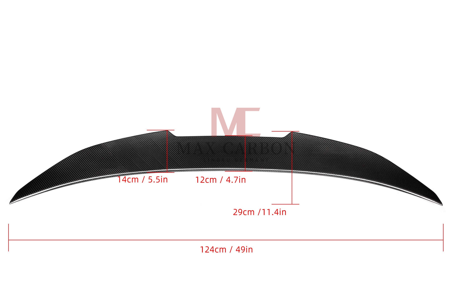 MAX CARBON Performance Sport Rear Spoiler Spoiler for BMW M8 F93 G16 