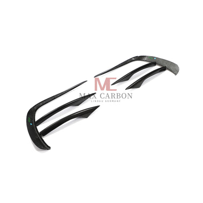 MC Performance 6PCS Carbon Front Bumper Canards for Mercedes Benz E Class W213 S213 E300 E350 E400 E450