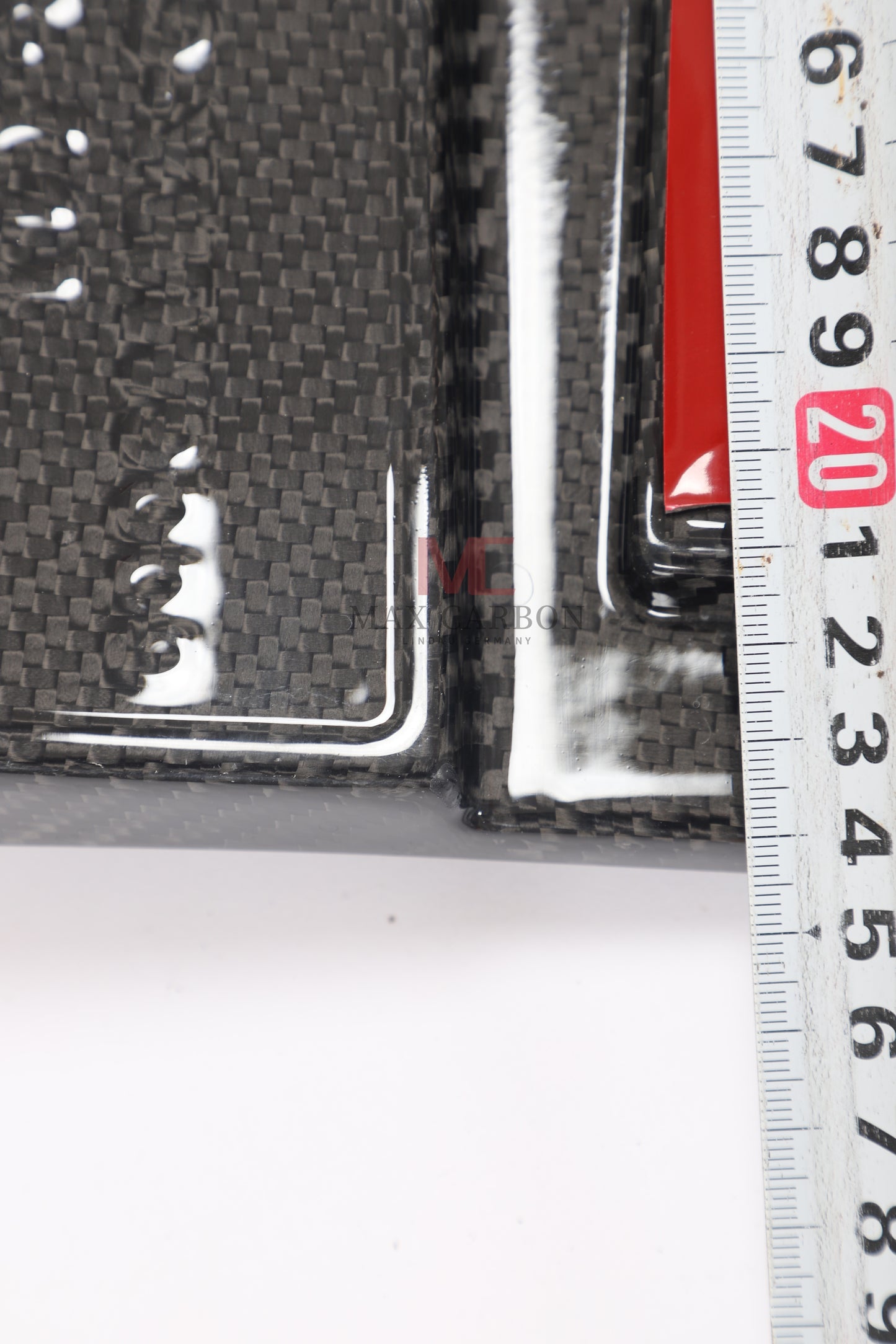 MC MAX CARBON DRY CARBON Prepreg For Audi R8 Carbon Front Bumper Canards AERO FLAPS AUDI R8 4S before LCI 