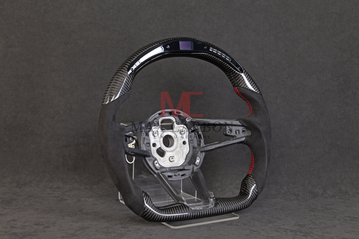 MC MAX CARBON Performance Dry Carbon Smart Steering Wheel LED Sport for Audi R8 4S