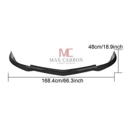 MC MAX CARBON Performance Carbon Front Lip for Mercedes Benz AMG C63 W204 