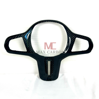 MAX CARBON Dry Carbon Prepreg Steering Wheel Cover Replacement for BMW G30 G31 G32 G14 G15 G16 G01 G02 G05 G06 G07 F95 F96 F97 F98 F90 F91 F92 F93 