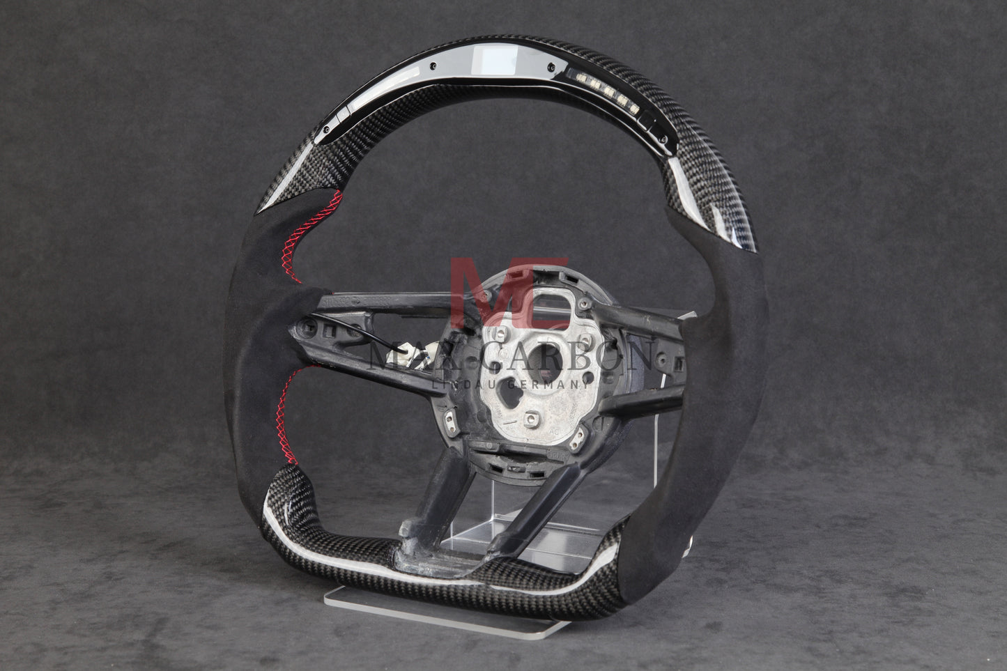 MC MAX CARBON Performance Dry Carbon Smart Steering Wheel LED Sport for Audi R8 4S