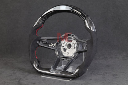 MC MAX CARBON Performance Dry Carbon Smart Steering Wheel LED Sport for Audi R8 4S