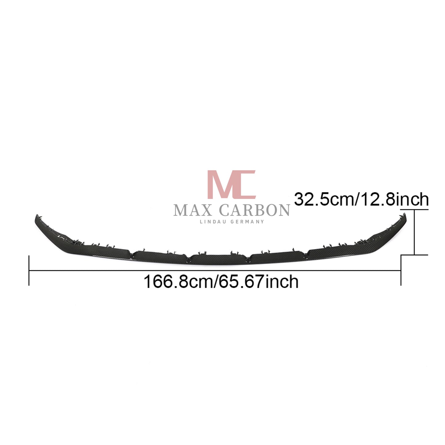 MC MAX CARBON Performance replacement front lip dry carbon for Mercedes Benz AMG C43 C205 W205 S205 A205 