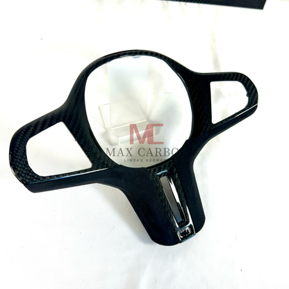 MAX CARBON Dry Carbon Prepreg Steering Wheel Cover Replacement for BMW G30 G31 G32 G14 G15 G16 G01 G02 G05 G06 G07 F95 F96 F97 F98 F90 F91 F92 F93 