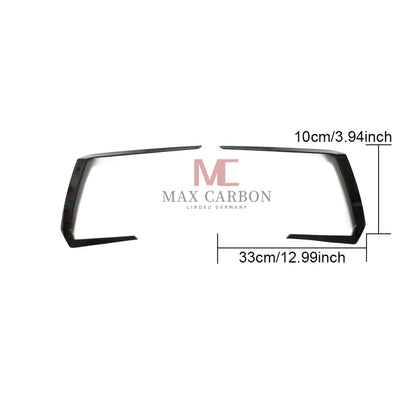 MC MAX CARBON Performance Front Bumper Vent Trims for Lamborghini Urus 2018 to 2021 