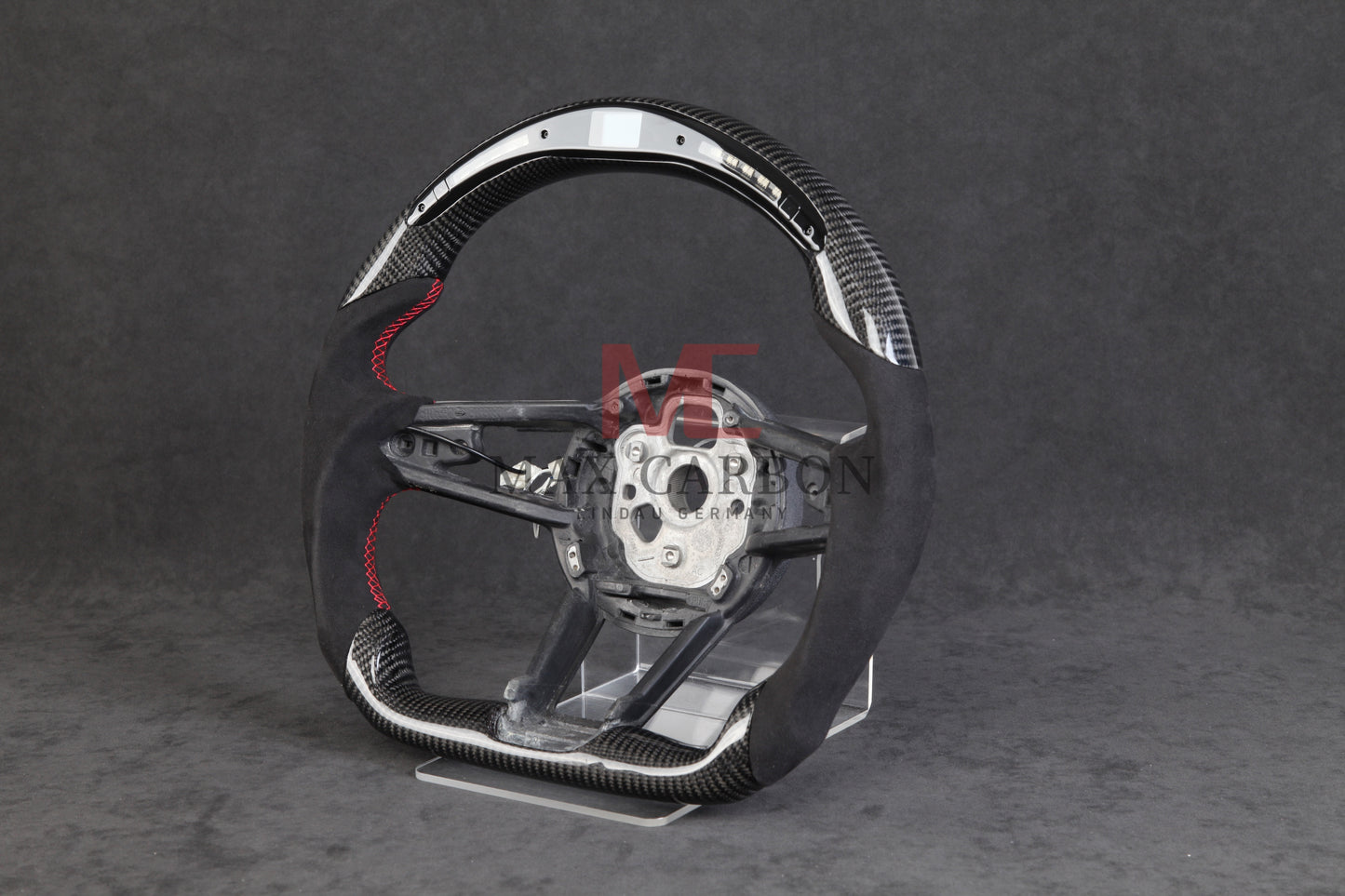 MC MAX CARBON Performance Dry Carbon Smart Steering Wheel LED Sport for Audi R8 4S