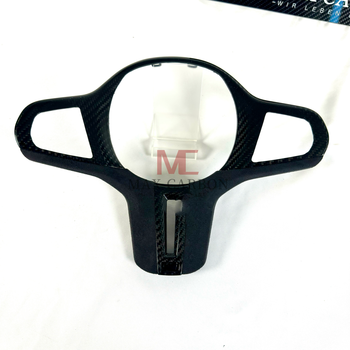 MAX CARBON Dry Carbon Prepreg Steering Wheel Cover Replacement for BMW G30 G31 G32 G14 G15 G16 G01 G02 G05 G06 G07 F95 F96 F97 F98 F90 F91 F92 F93 