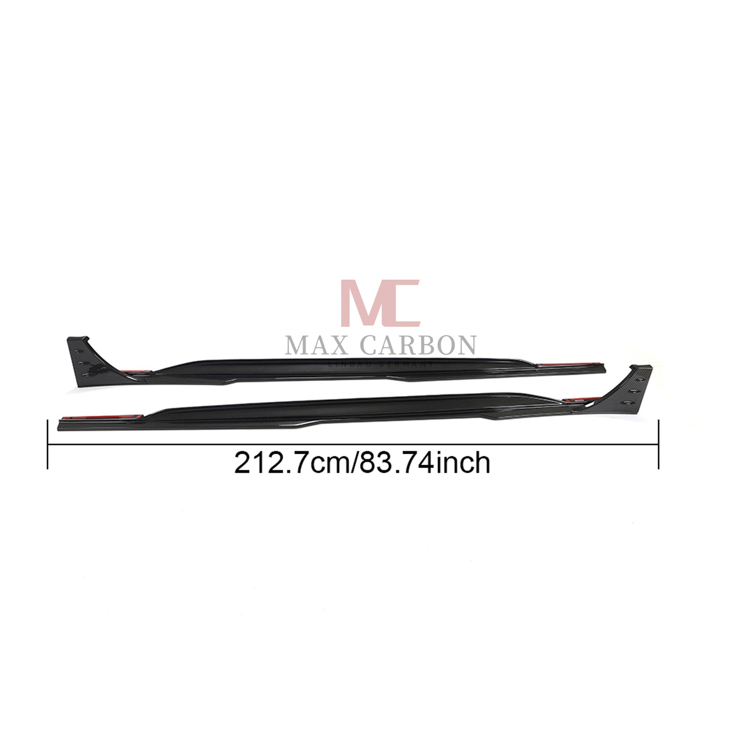 MC MAX CARBON Performance DRY CARBON side skirts side flaps for Audi RS6 C8 