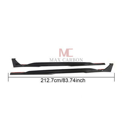 MC MAX CARBON Performance DRY CARBON side skirts side flaps for Audi RS6 C8 