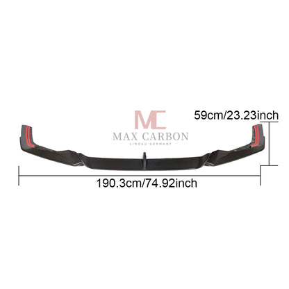 MC MAX CARBON Performance DRY CARBON front spoiler front lip for Audi RS7 C8 