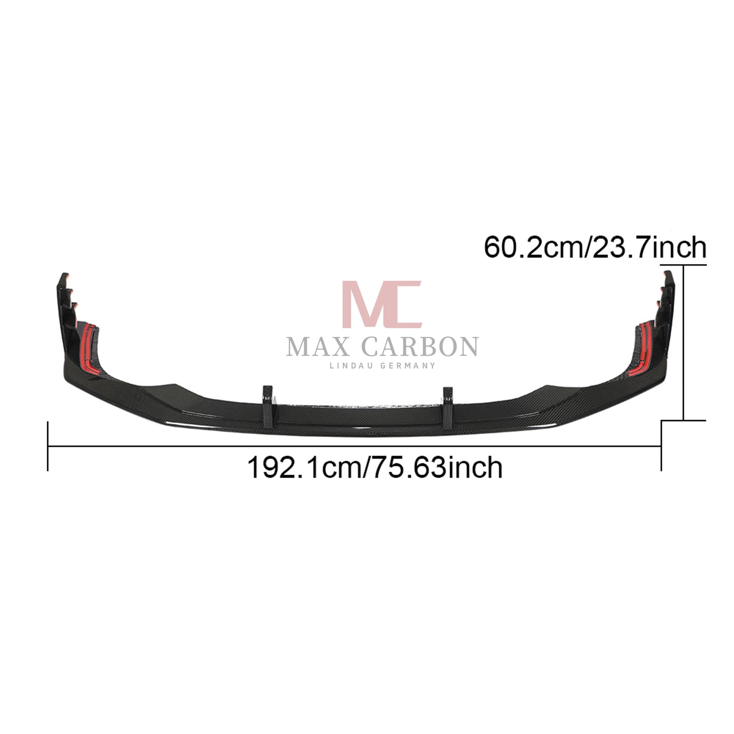 MC MAX CARBON Performance DRY CARBON Frontspoiler Front Lippe für Audi RS7 C8