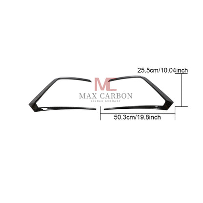 MC MAX CARBON Performance rear bumper vent strips for Lamborghini Urus Sport Utility 2018 to 2021 