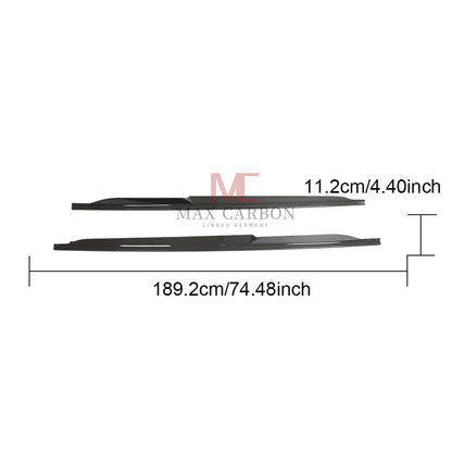 MC MAX CARBON DRY CARBON Performance Seitenschweller Flaps passend für Audi R8 4S