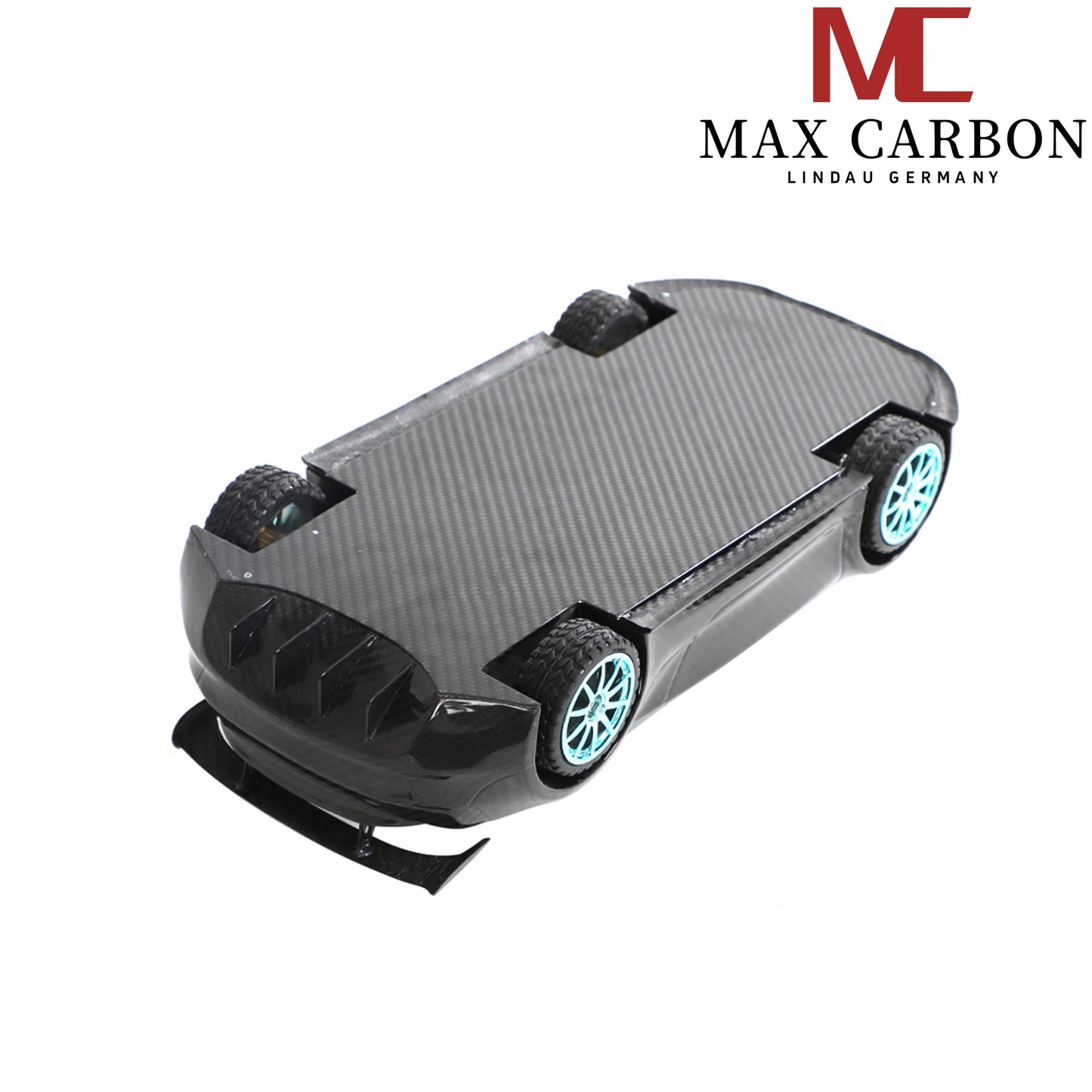 MAX CARBON Lifestyle Real Carbon Forged Carbon Hybrid Carbon Model Car made of Dry Carbon Prepreg 1:18 Sports Car Design Model Car