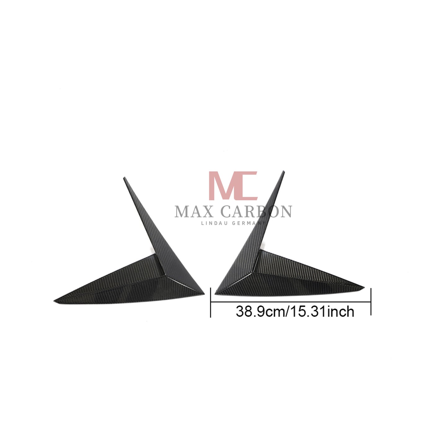 MC MAX CARBON Performance Front Fender Side Air Vents Trim Cover for Lamborghini Urus 2018 to 2021 