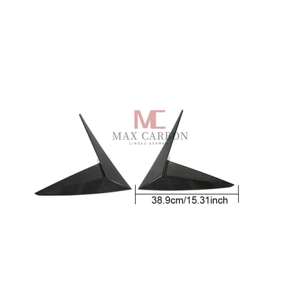 MC MAX CARBON Performance Front Fender Side Air Vents Trim Cover for Lamborghini Urus 2018 to 2021 