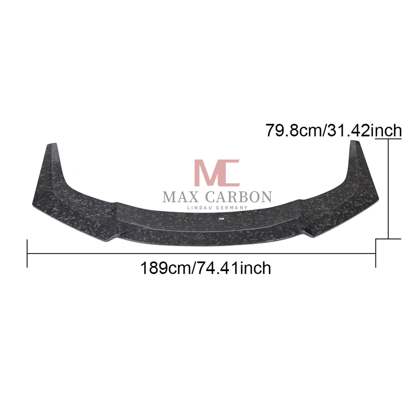 MC MAX CARBON Performance front lip made of dry carbon prepreg for Lamborghini Huracan LP600 LP610