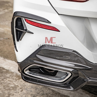 MC MAX CARBON DRY CARBON PREPREG rear panels AERO FLICKER for BMW G14 G15 M850i