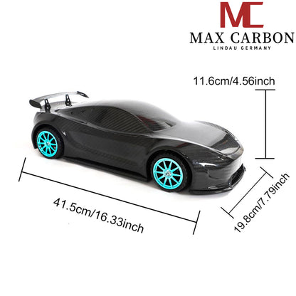 MAX CARBON Lifestyle Real Carbon Forged Carbon Hybrid Carbon Model Car made of Dry Carbon Prepreg 1:18 Sports Car Design Model Car