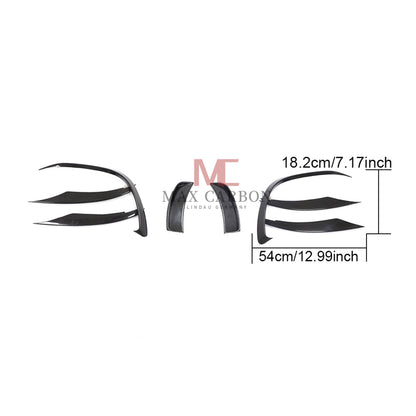 MC MAX CARBON Performance spoiler front lip spoiler for Mercedes Benz A Class W177 Sedan