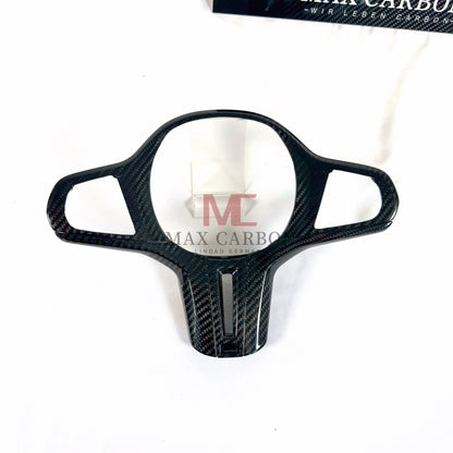 MAX CARBON Dry Carbon Prepreg Steering Wheel Cover Replacement for BMW G30 G31 G32 G14 G15 G16 G01 G02 G05 G06 G07 F95 F96 F97 F98 F90 F91 F92 F93 