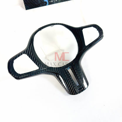 MAX CARBON Dry Carbon Prepreg Steering Wheel Cover Replacement for BMW G30 G31 G32 G14 G15 G16 G01 G02 G05 G06 G07 F95 F96 F97 F98 F90 F91 F92 F93 