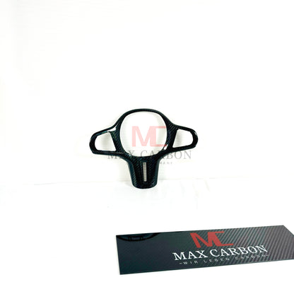 MAX CARBON Dry Carbon Prepreg Steering Wheel Cover Replacement for BMW G30 G31 G32 G14 G15 G16 G01 G02 G05 G06 G07 F95 F96 F97 F98 F90 F91 F92 F93 