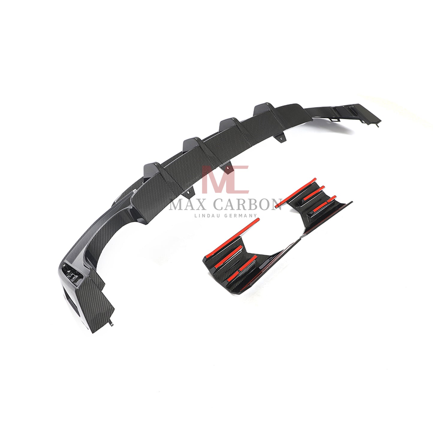 MC MAX CARBON Performance rear diffuser replacement for Audi RS6 C8 