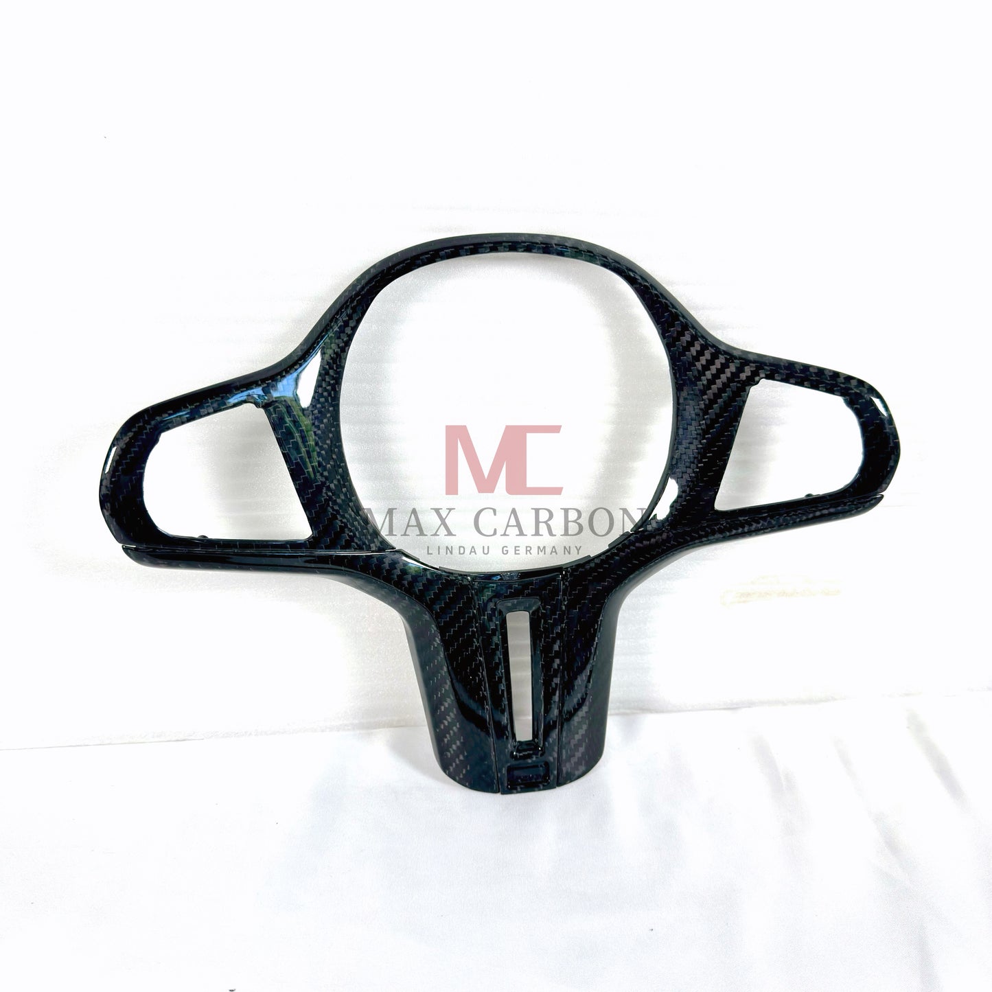 MAX CARBON Dry Carbon Prepreg Steering Wheel Cover Replacement for BMW G30 G31 G32 G14 G15 G16 G01 G02 G05 G06 G07 F95 F96 F97 F98 F90 F91 F92 F93 