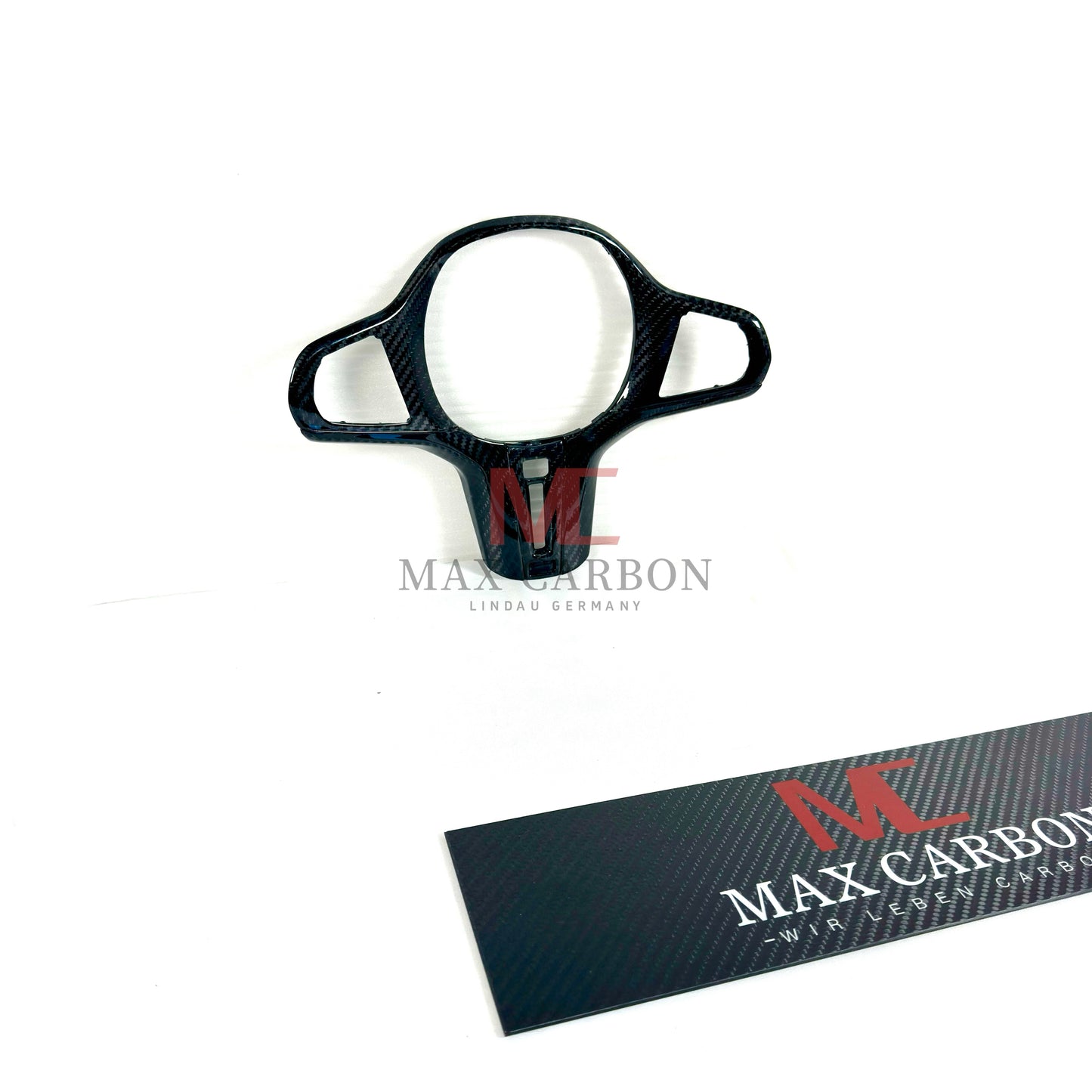 MAX CARBON Dry Carbon Prepreg Steering Wheel Cover Replacement for BMW G30 G31 G32 G14 G15 G16 G01 G02 G05 G06 G07 F95 F96 F97 F98 F90 F91 F92 F93 