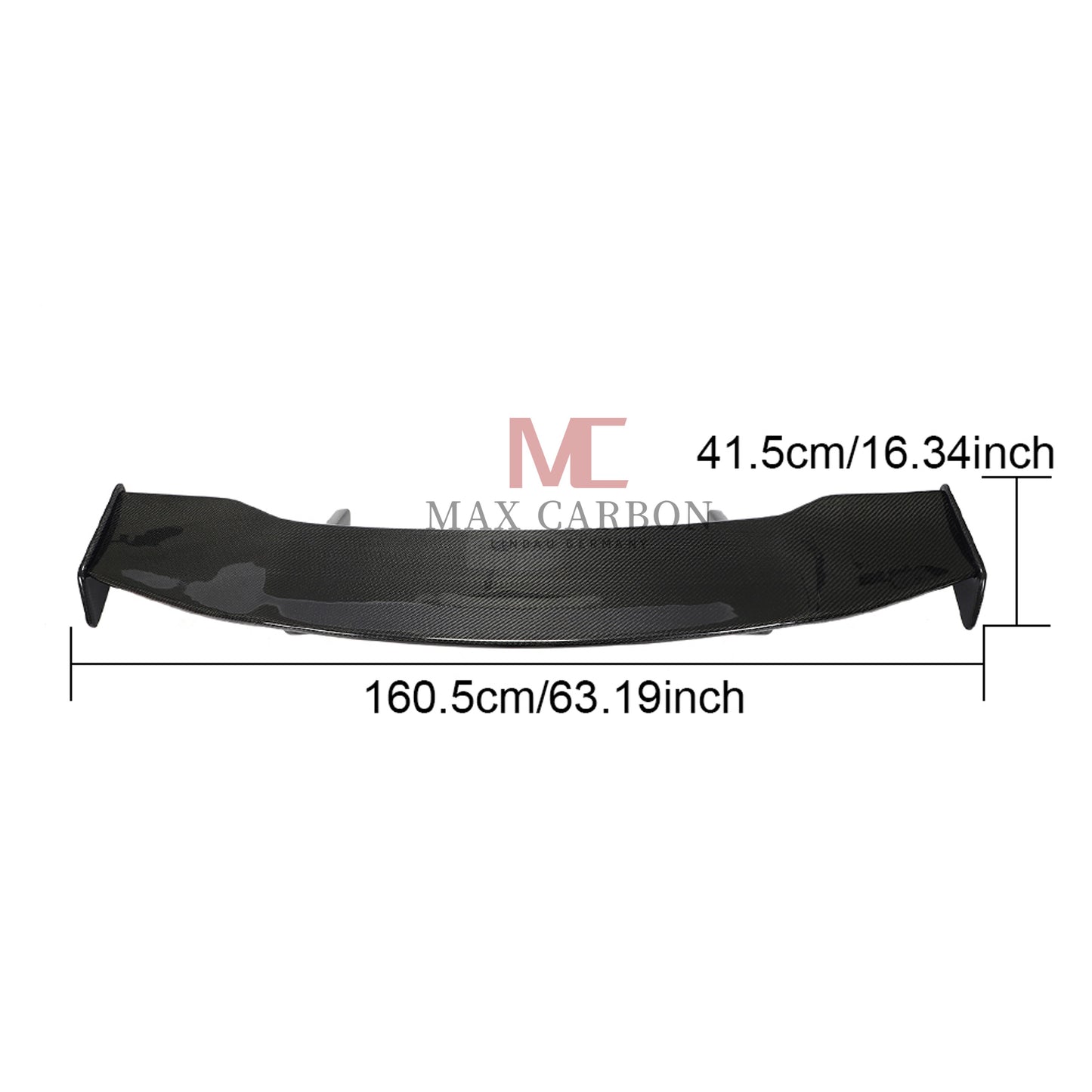 MC MAX CARBON DRY CARBON Performance rear wing spoiler suitable for Lamborghini Gallardo LP550 LP560 LP570 