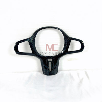 MAX CARBON Dry Carbon Prepreg Steering Wheel Cover Replacement for BMW G30 G31 G32 G14 G15 G16 G01 G02 G05 G06 G07 F95 F96 F97 F98 F90 F91 F92 F93 