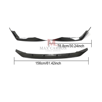 MC MAX CARBON Performance DRY CARBON front spoiler front lip for Audi RS6 C8 