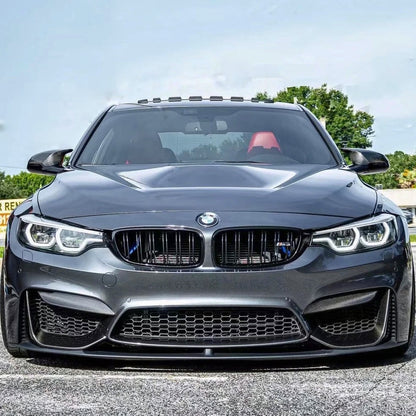 MC Dry Carbon Prepreg Performance Set Front Upper Spoiler Attachment for BMW M3 F80 M4 F82 F83 